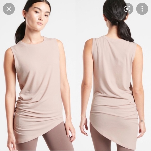 Athleta Cloudlight Restore Tank Velvety Pink XXS Modal Tank - Picture 1 of 7